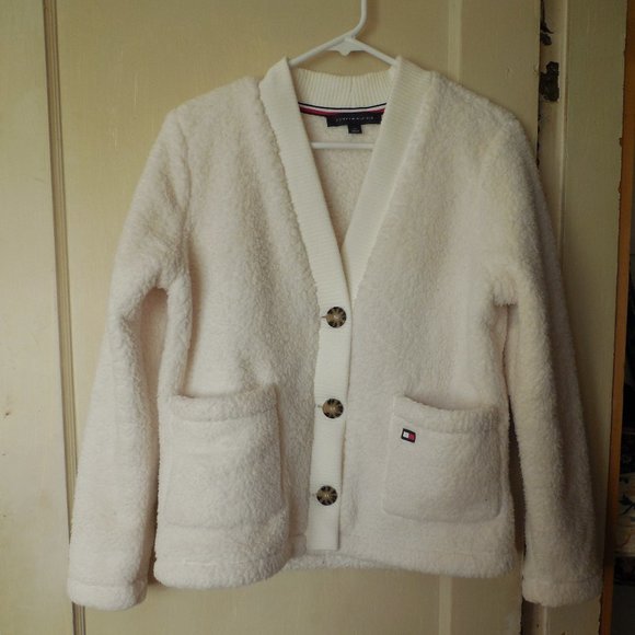 Tommy Hilfiger Sweaters - Tommy Hilfiger Faux Sherpa Cardigan